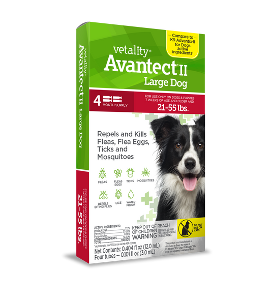 25002 Vet Avantect 21-55lbs NEW LOOK