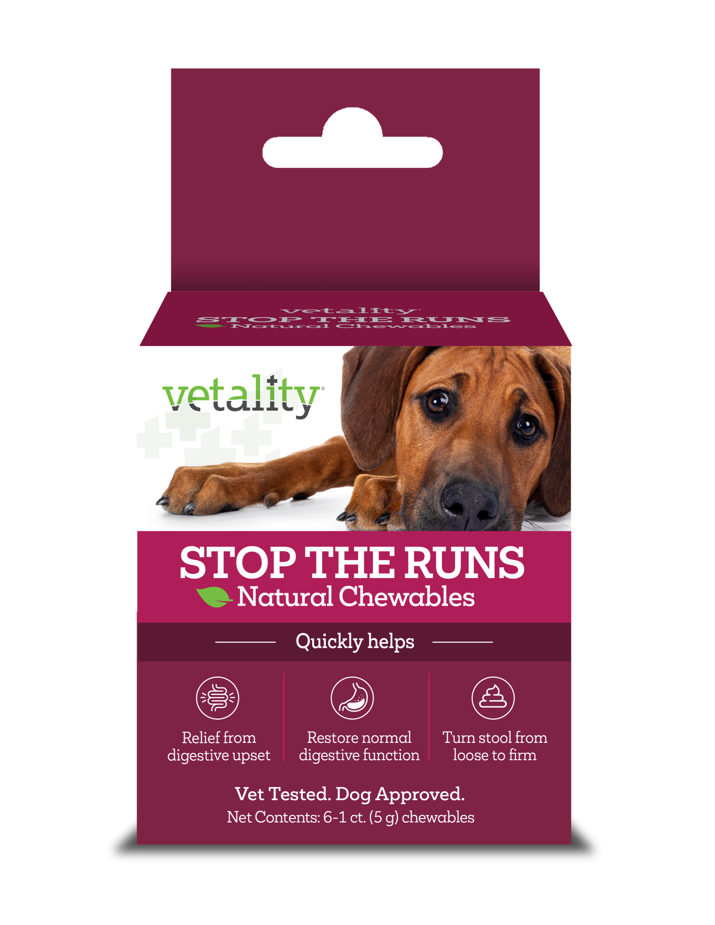 'Stop the Runs' Anti-Diarrhea Chewable for Dogs