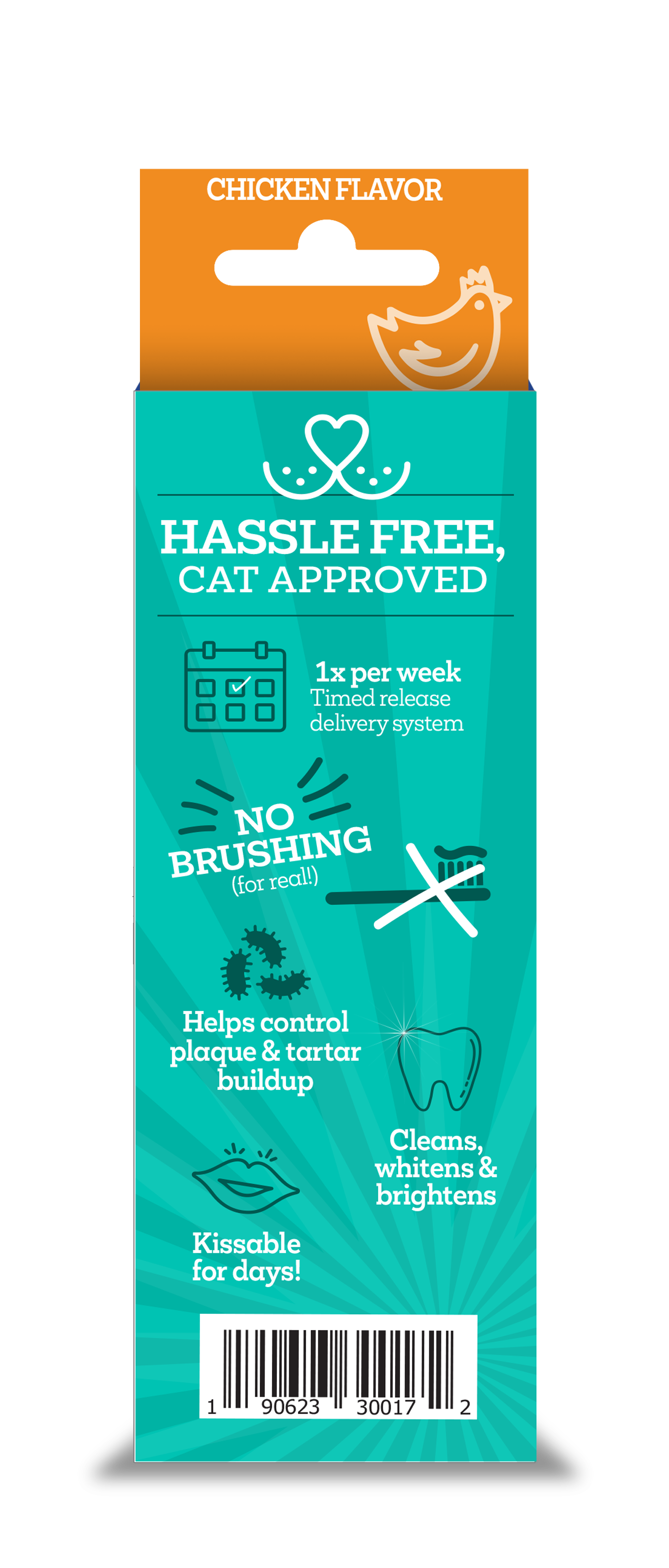 30017 Vet Brush Free Oral Gel for Cat P04008-1 Back