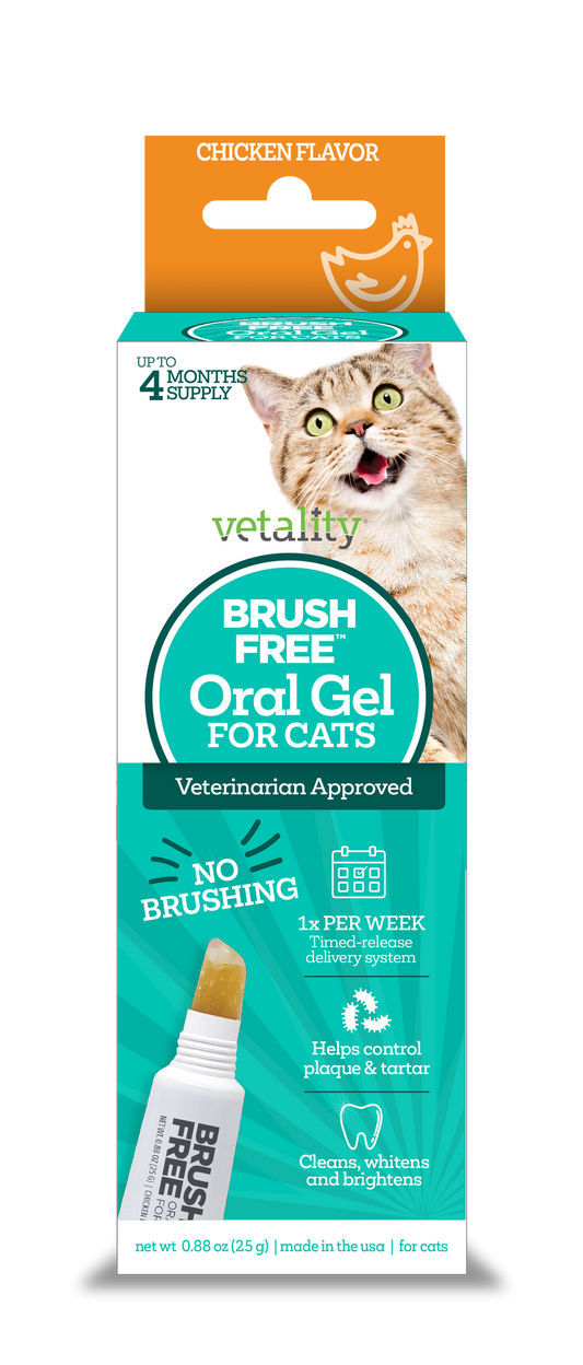 30017 Vet Brush Free Oral Gel for Cat P04008-1_new look