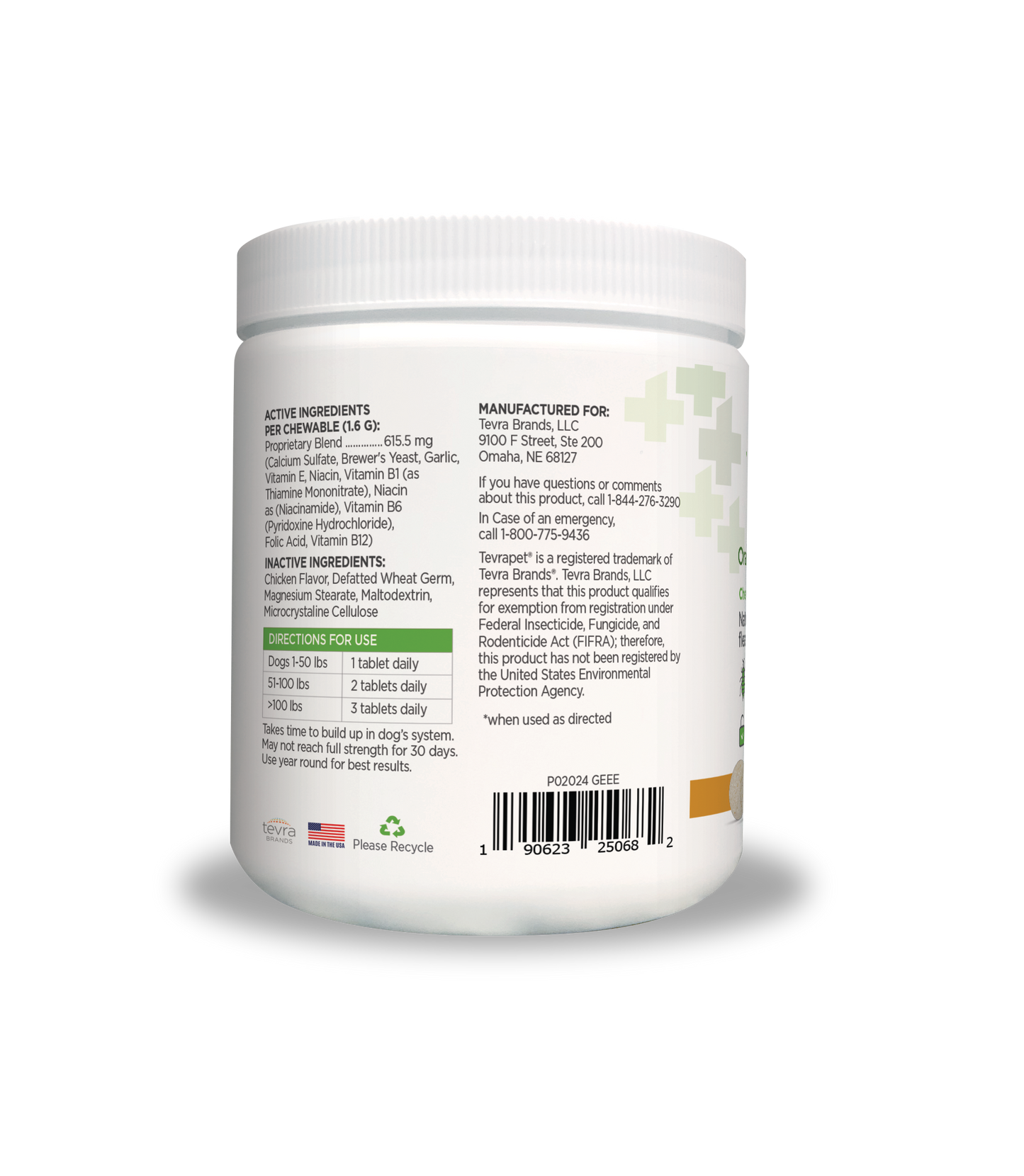 MU 25068 Vet Naturals FT Oral Chews Dog Back