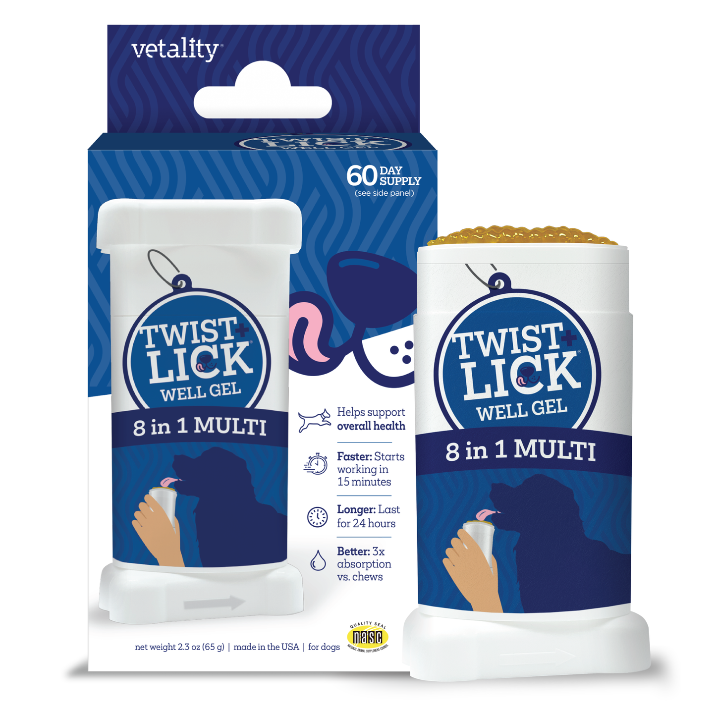 Vetality Twist+Lick Well Gel 8 in 1 Multi