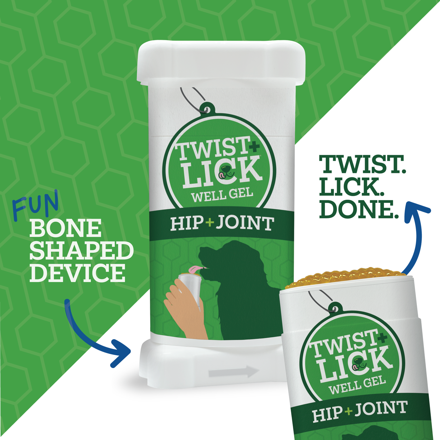 Vetality Twist+Lick Well Gel Hip + Joint