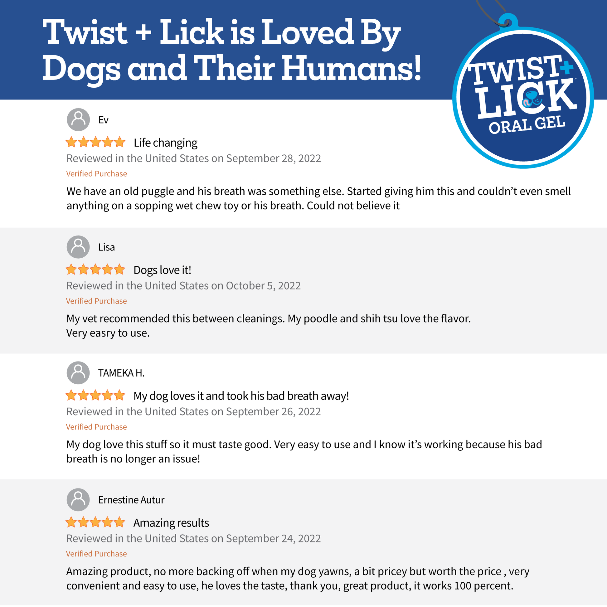 Vet-Brush-Free-Twist-and-Lick-5-star-Testimonials