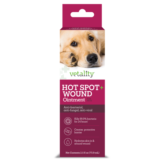 Vetality Hot Spot + Wound Ointment for Pets 2.5oz