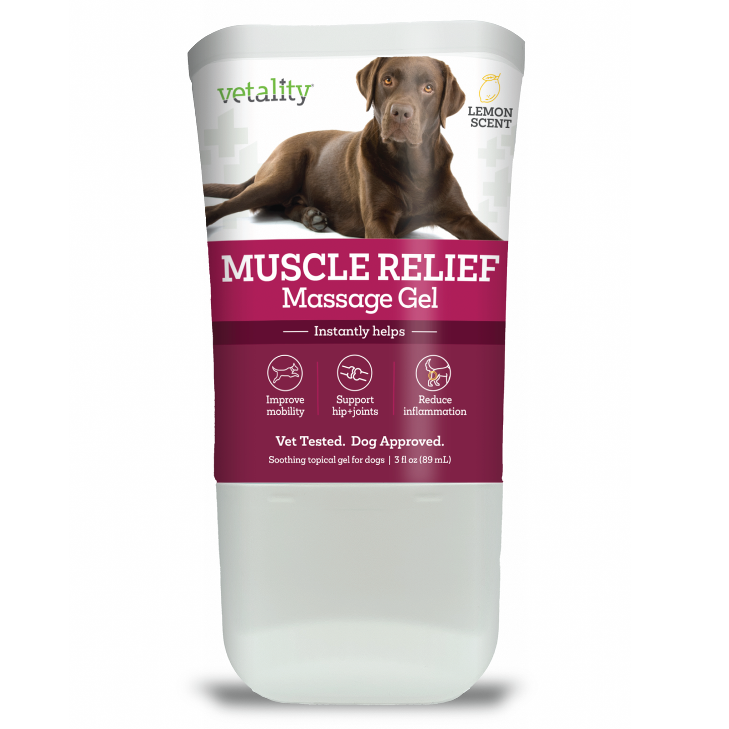 Vetality Muscle Relief Gel 3 fl oz