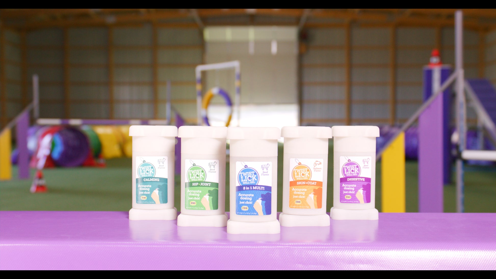 Vetality Twist + Lick Well Gels exciting agility course video. Help your pet live its' best life with Twist + Lick Well Gel Supplements