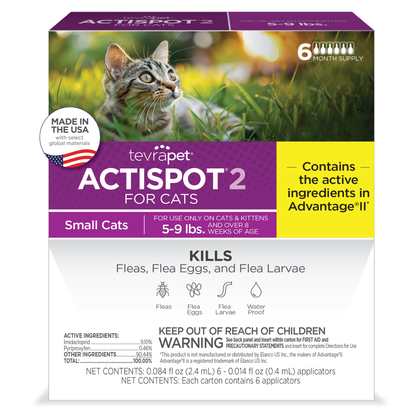 TevraPet Actispot 2 for Cats 6ds