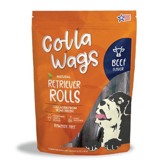 Collawags Retriever Rolls Beef Flavor 6oz