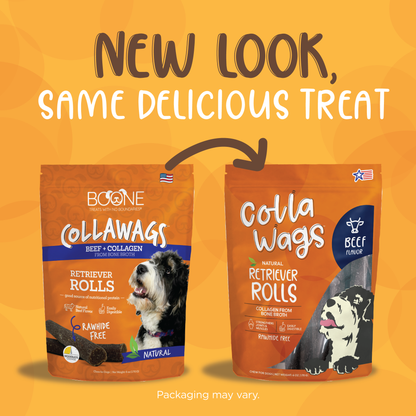 Collawags Retriever Rolls Beef Flavor 6oz