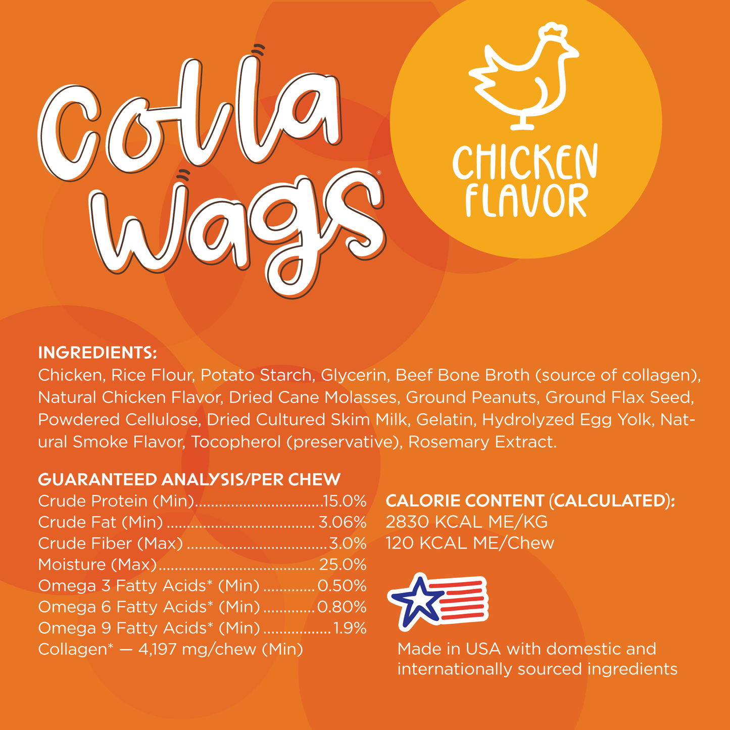 Collawags Retriever Rolls Chicken Flavor 6oz
