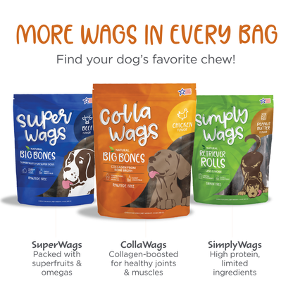 Collawags Retriever Rolls Beef Flavor 6oz