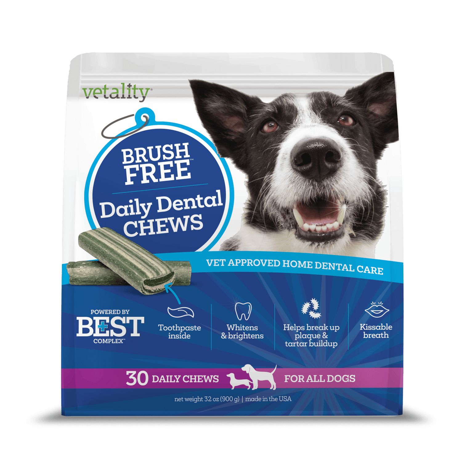 Daily Dental Chews back HERO