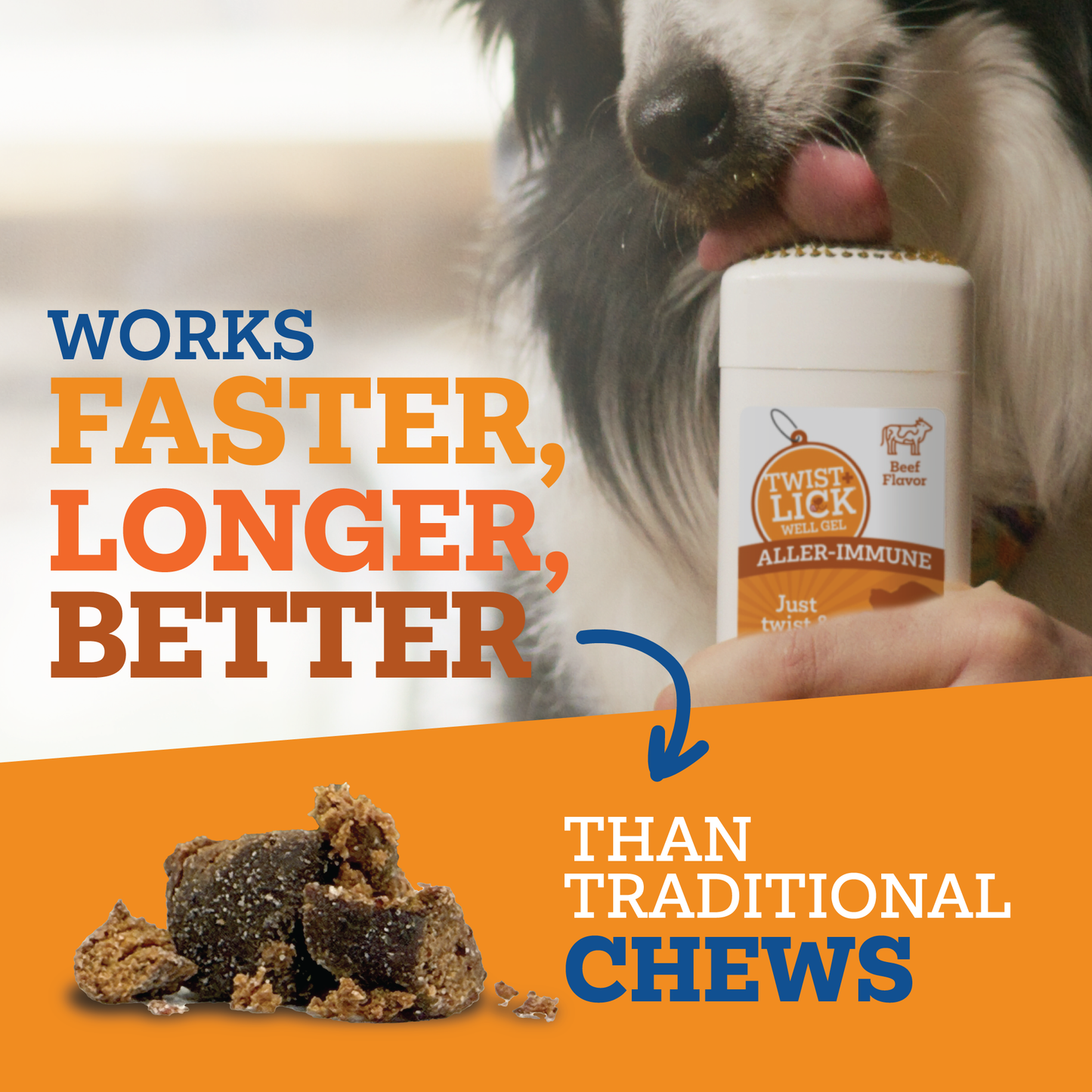 Vetality Twist+Lick Well Gel Aller-Immune + Skin & Coat