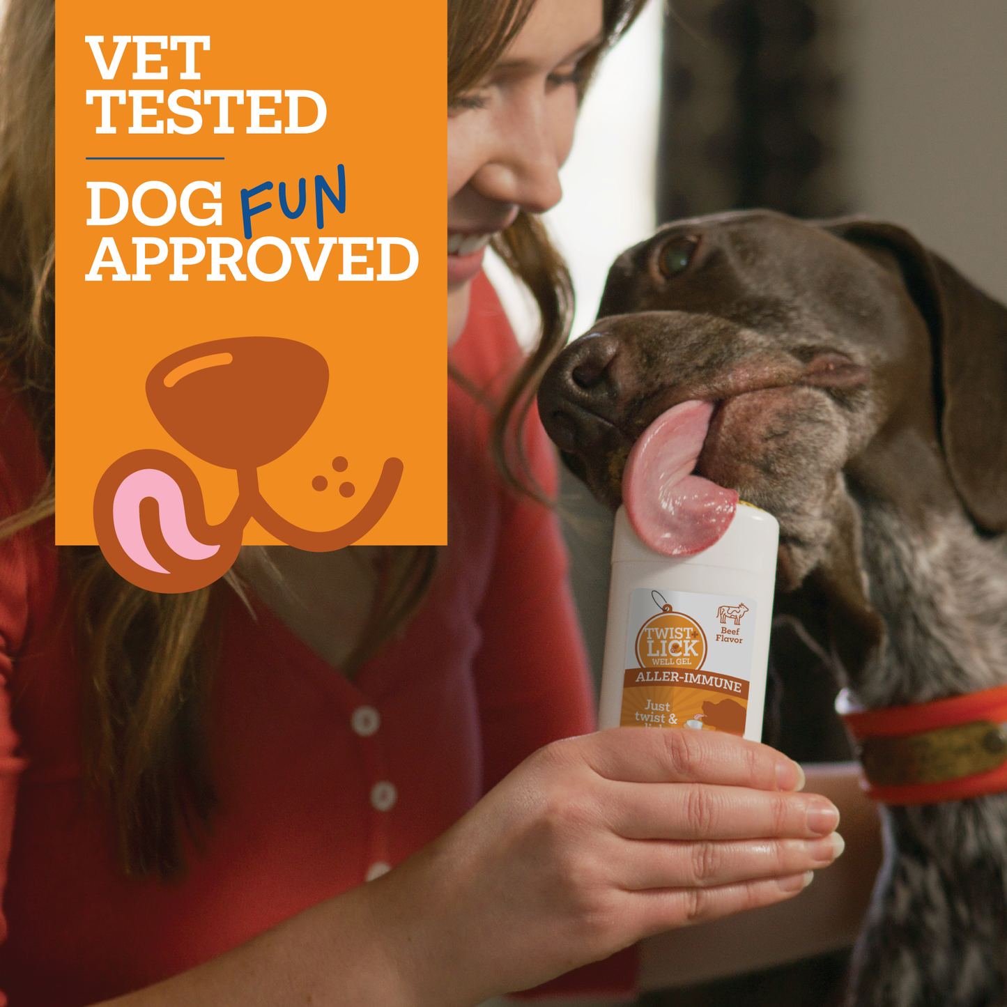 Vetality Twist+Lick Well Gel Aller-Immune + Skin & Coat